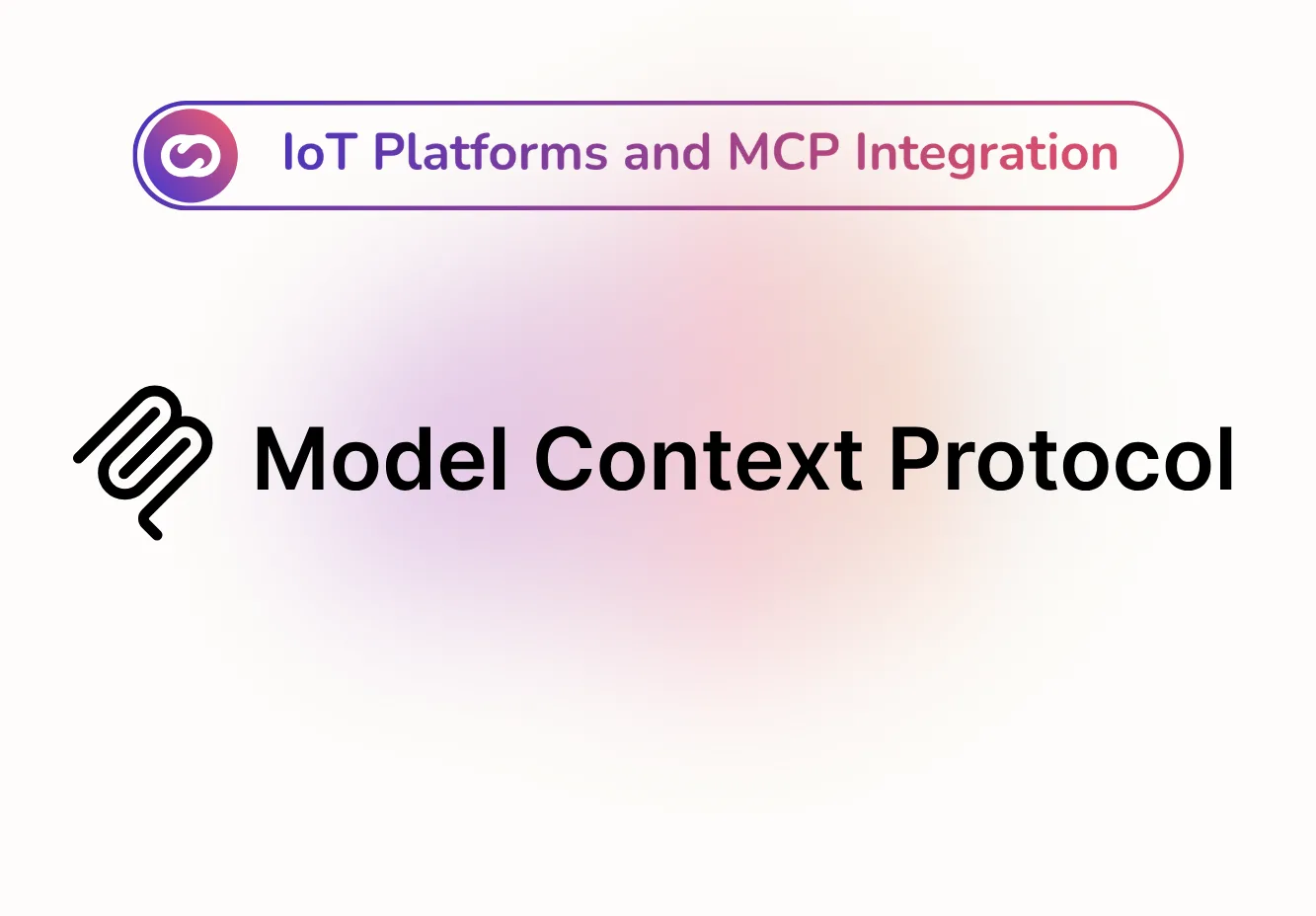 La imagen muestra el logotipo de MCP o Model Context Protocol